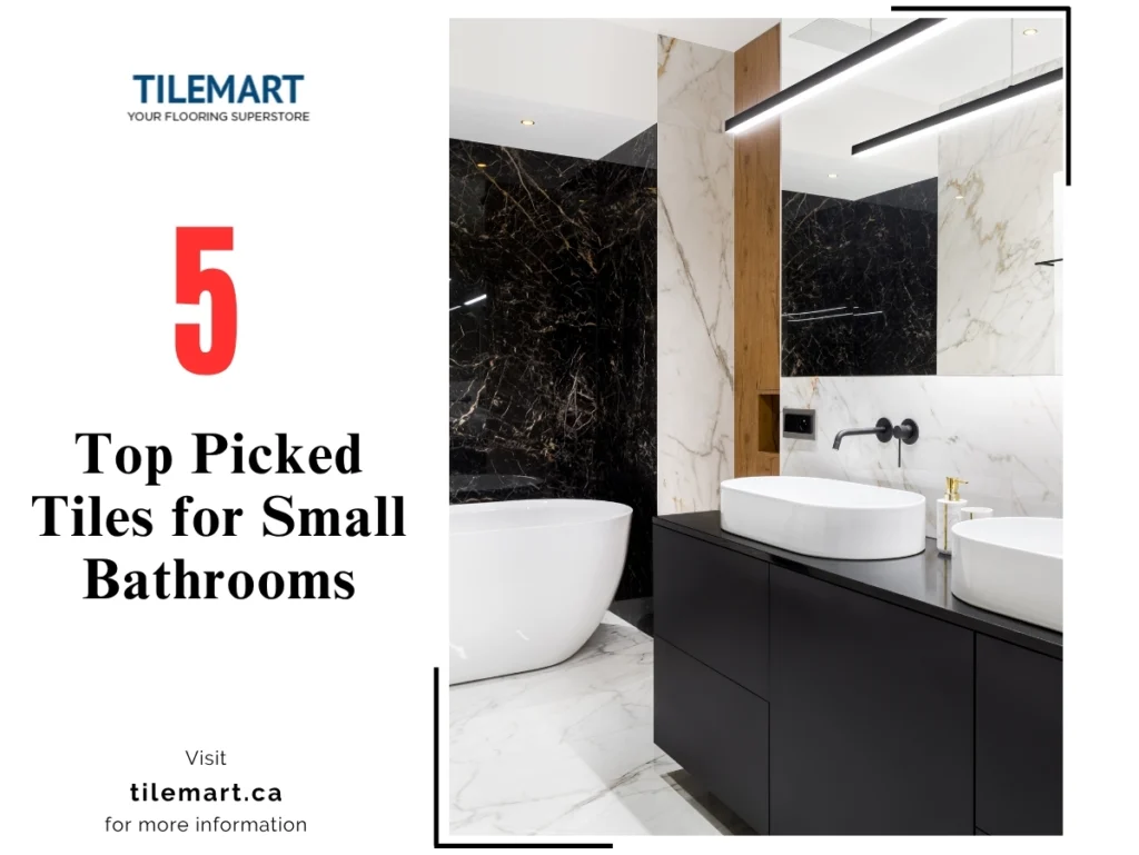 Top 5 tile options for small bathrooms to make the space look bigger and brighter