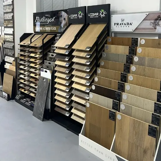 Wide selection of flooring at Vancouver TileMart showroom