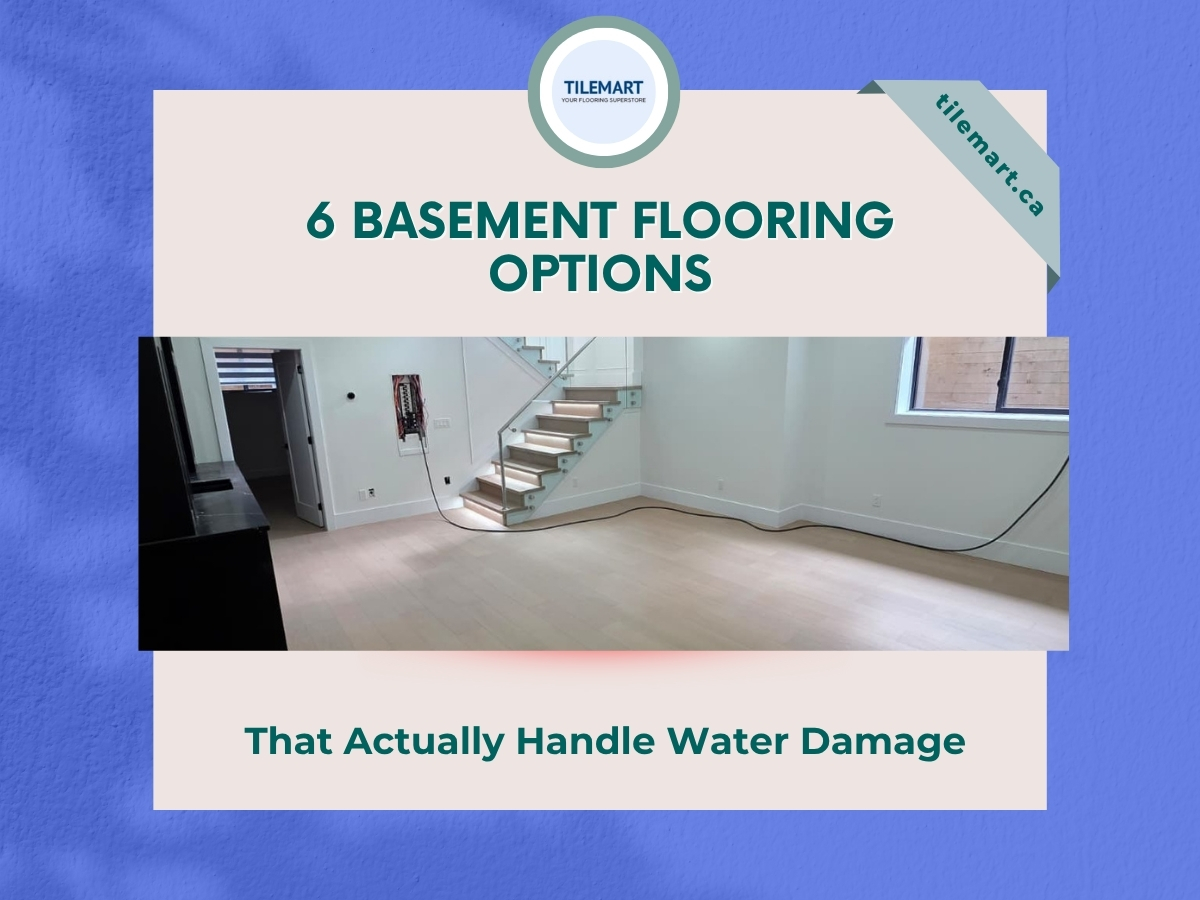 top 6 basement flooring options that are waterproof and resist water damage