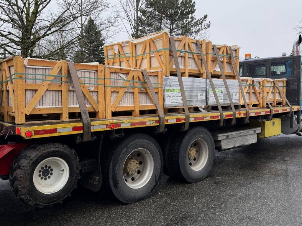 Travertine flooring in a bright, neutral home interior with a soft natural stone finish